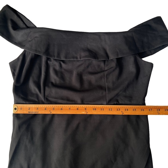 Torrid | Black Off-Shoulder Ponte Body Con Dress - Picture 6 of 8